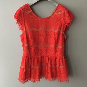 Anthropologie Maeve Short-Sleeve Blouse